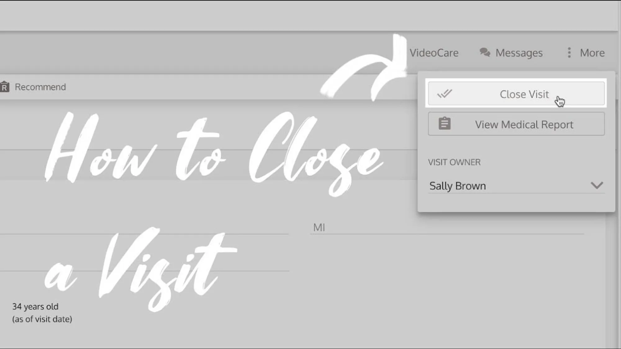 Cover for How to Close a Visit