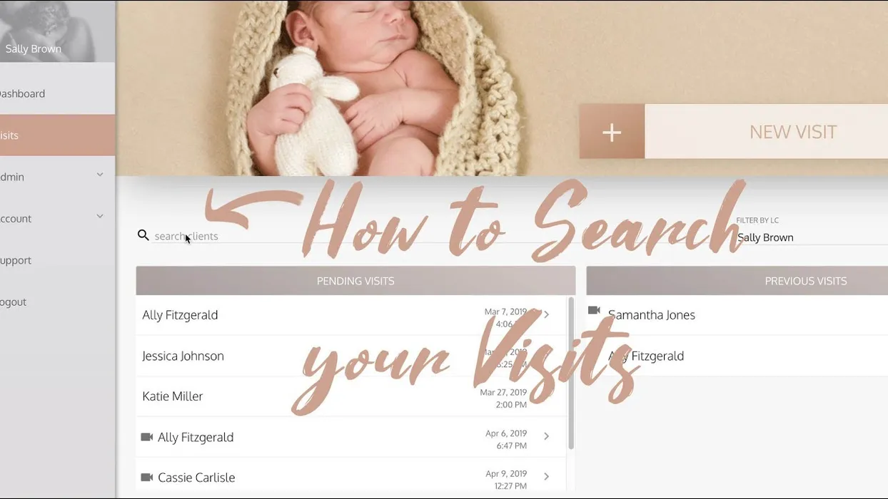 Cover for How to Search Your Visits